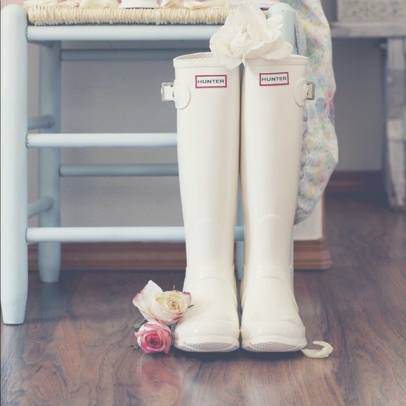 Hunter Shoes - Hunter Original Tall White Rain Boot